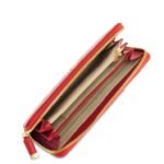 Taura suede leather wallet