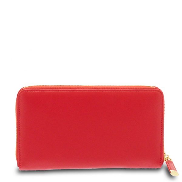 Taura suede leather wallet
