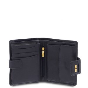 Terentia suede leather wallet