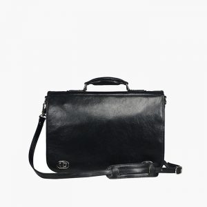 Dafnicus Calfskin leather briefcase