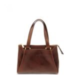 Hecatia borsa in pelle di mucca con tracolla