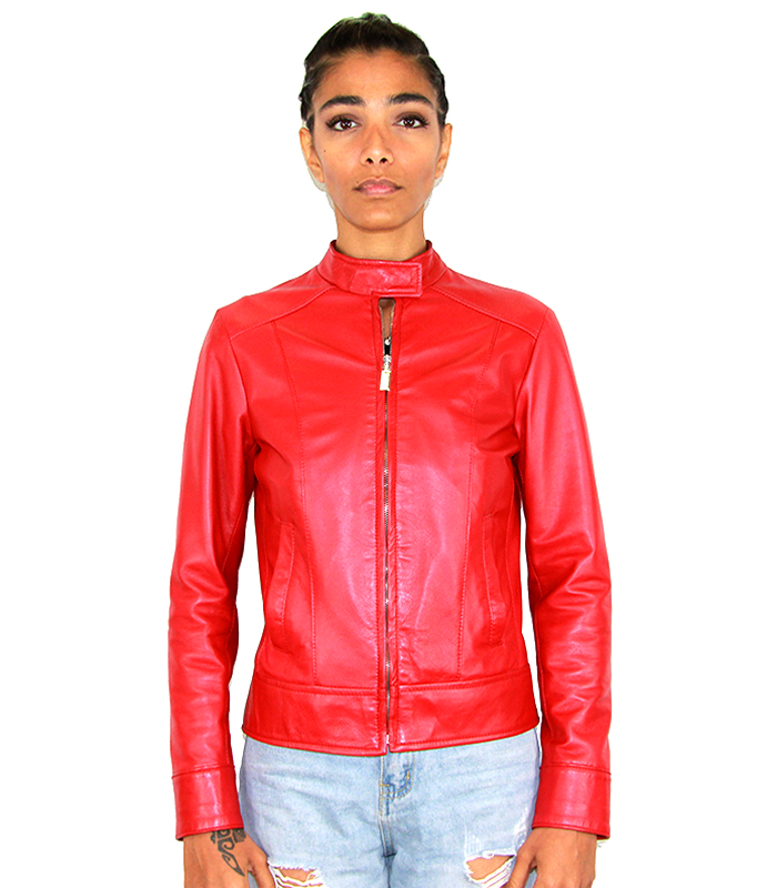 Mamertia Natural Leather Jacket | Pellaria leather online Store